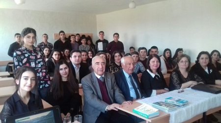 Профессор Сакит Гусейнов провёл встречу со студентами и преподавателями Сумгаитского Государственного Университета