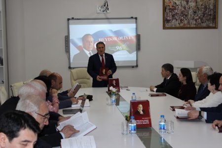 The book "Heydar Aliyev's policy: national state, national leader, citizenship, morality" was presented