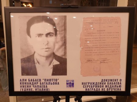 Researcher Ilham Abbasov presented archival information about Azerbaijani partisans of the Second World War