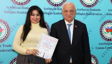 Young scientist Gunel Malikli was awarded