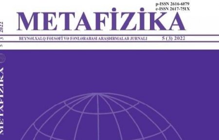“Metafizika” jurnalının növbəti sayı işıq üzü görüb