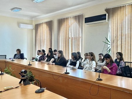 "Heydər Əliyev siyasi irsinin etik və sosial-psixoloji aspektləri” mövzusunda doktorantlara mühazirə keçirilib