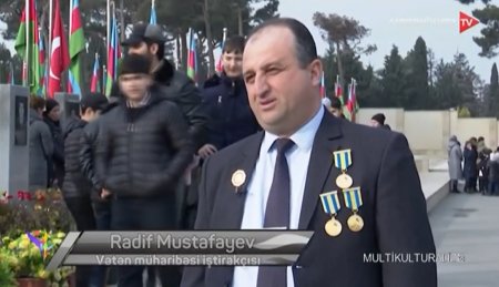 Vətən müharibəsi iştirakçısı Radif Mustafayev 