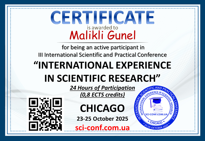 Dosent Günel Məlikli beynəlxalq konfransda Azərbaycan-ABŞ əlaqələrindən danışıb