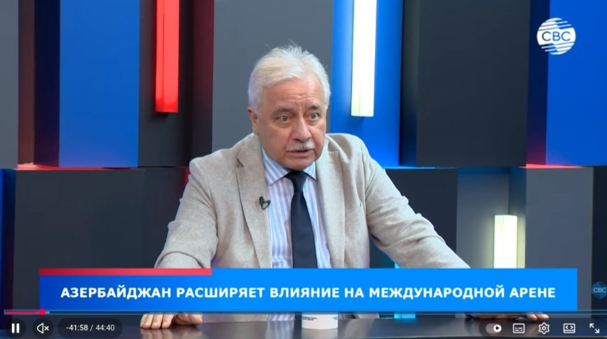 Professor İlham Məmmədzadə "CBC TV Azərbaycan" televiziyasının qonağı olub