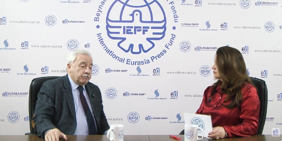 Professor İlham Məmmədzadə " EDNews-TV " televiziyasının qonağı olub