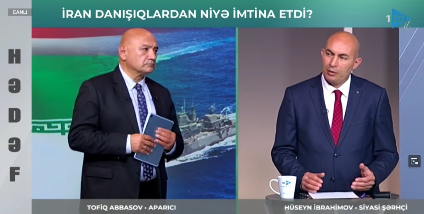 Fəlsəfə və Sosiologiya İnstitutunun əməkdaşı “Hədəf” verilişinin qonağı olub