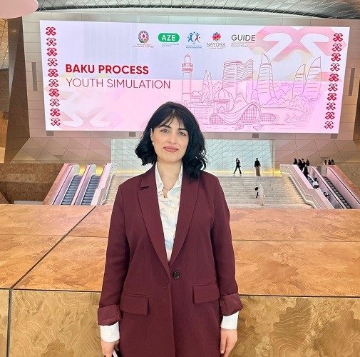 Elmi işçi Hafizə İmanova Bakı Gənclər Simulyasiya Konfransında iştirak etmişdir