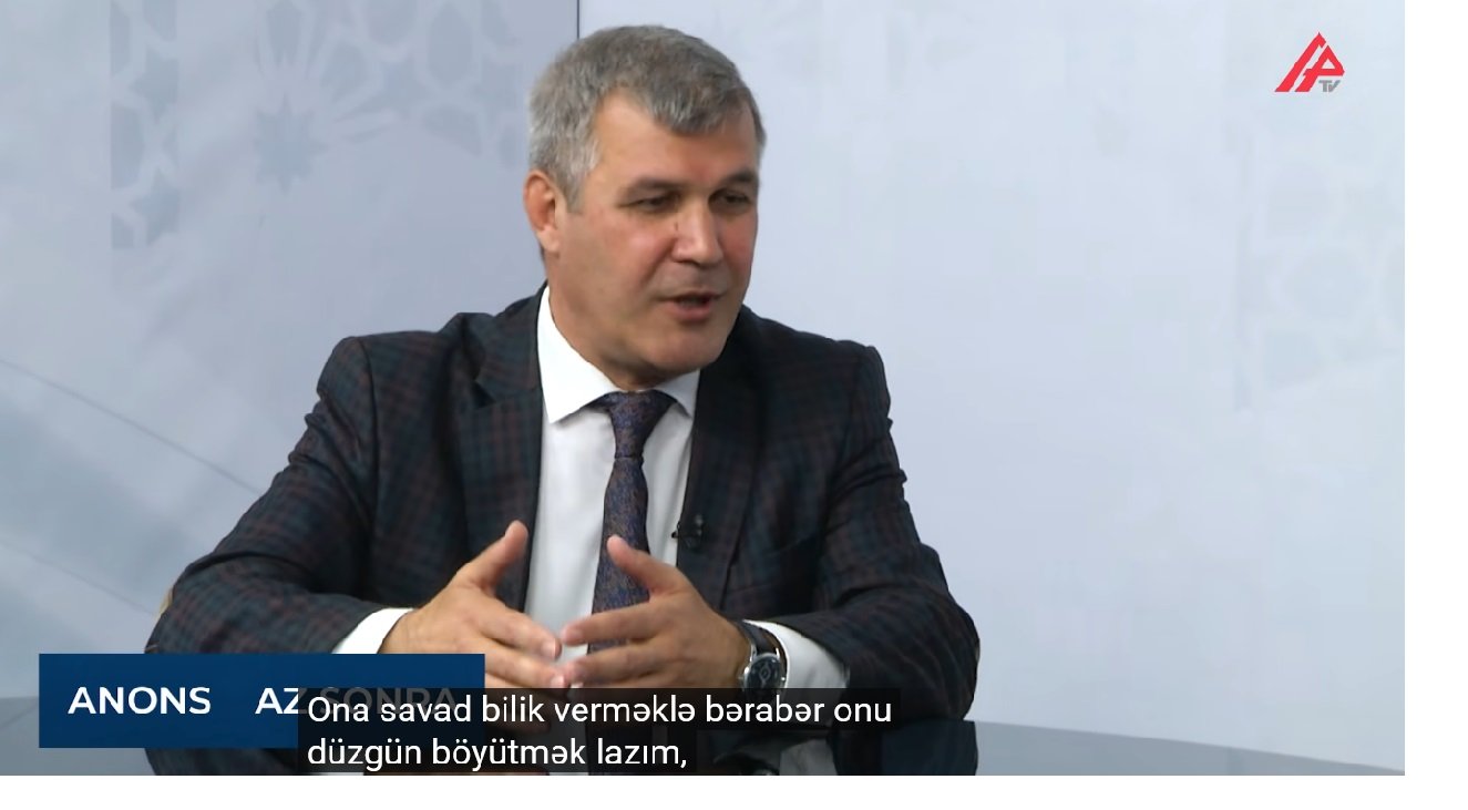 Dosent Zeynəddin Şabanov APA  TV-nin  qonağı olub